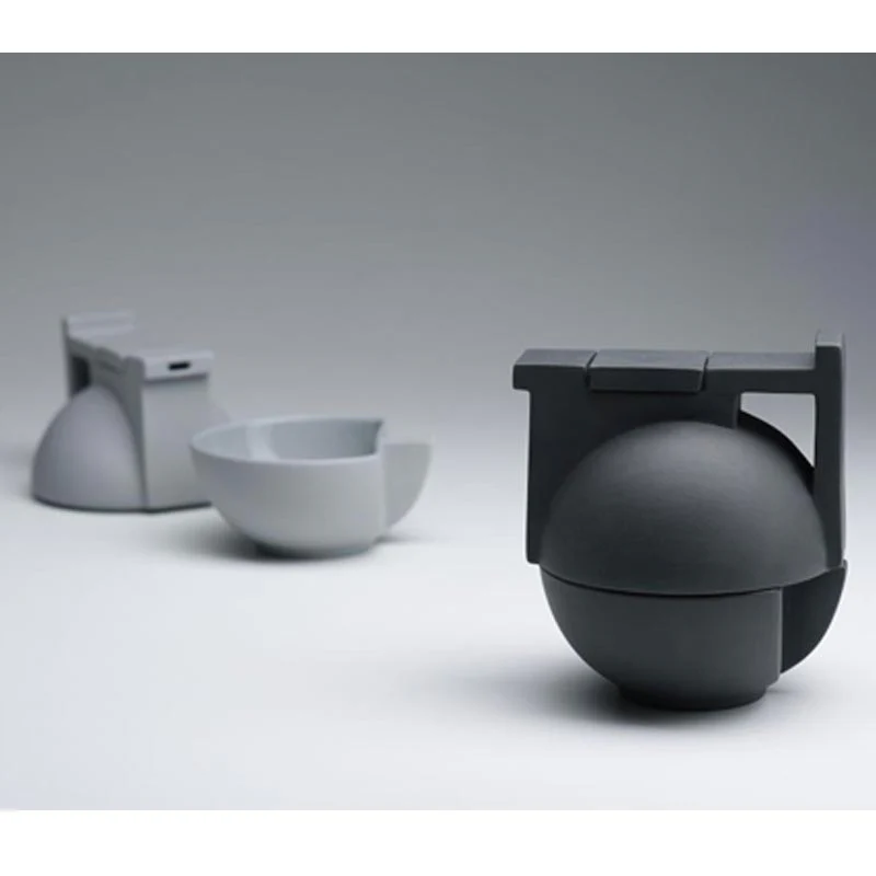 Bau Solo Tea Set - Black - des. Edyta Cieloch, Polskie Fabryki Porcelany – Ćmielów Design Studio - Image 3