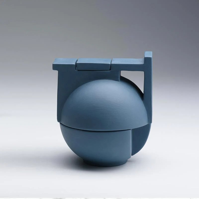 Bau Solo Tea Set - Blue - des. Edyta Cieloch, Polskie Fabryki Porcelany – Ćmielów Design Studio - Image 2