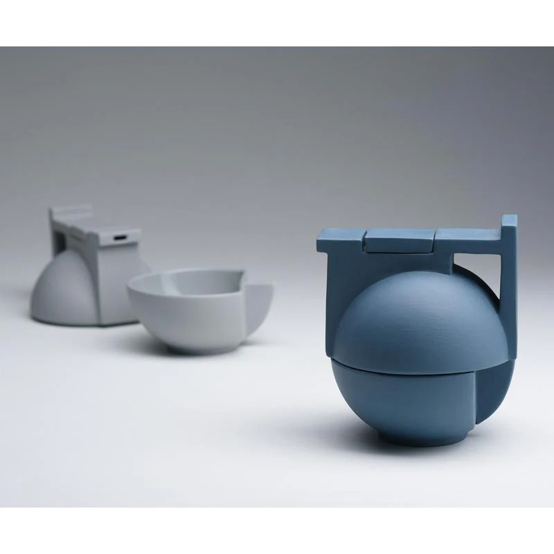 Bau Solo Tea Set - Blue - des. Edyta Cieloch, Polskie Fabryki Porcelany – Ćmielów Design Studio - Image 4