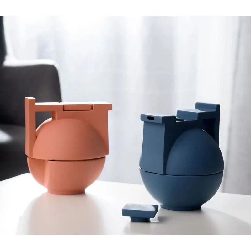 Bau Solo Tea Set - Blue - des. Edyta Cieloch, Polskie Fabryki Porcelany – Ćmielów Design Studio - Image 5