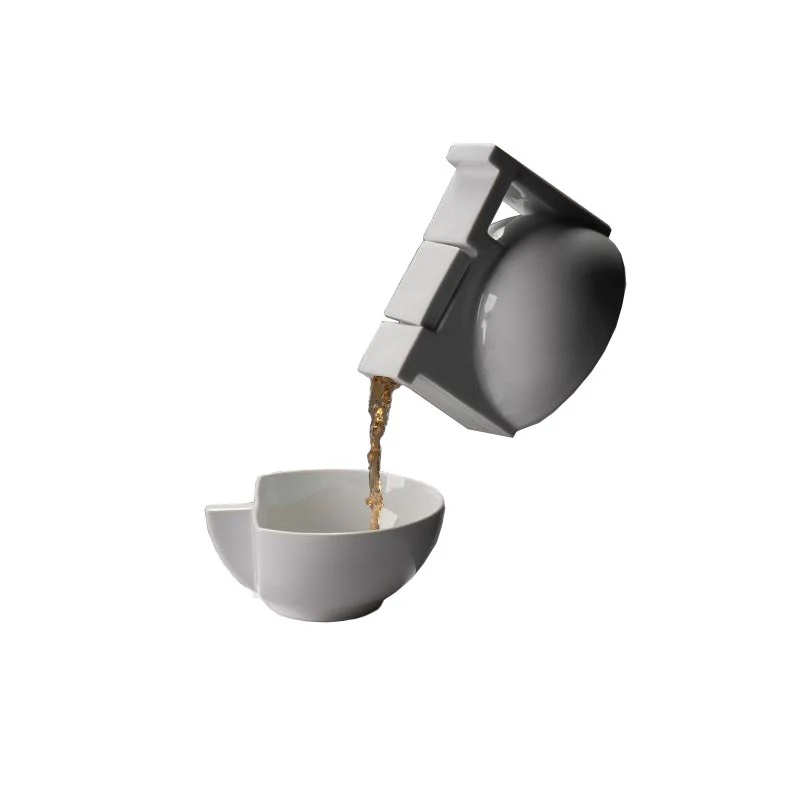 Bau Solo Tea Set - White - des. Edyta Cieloch, Polskie Fabryki Porcelany – Ćmielów Design Studio - Image 6