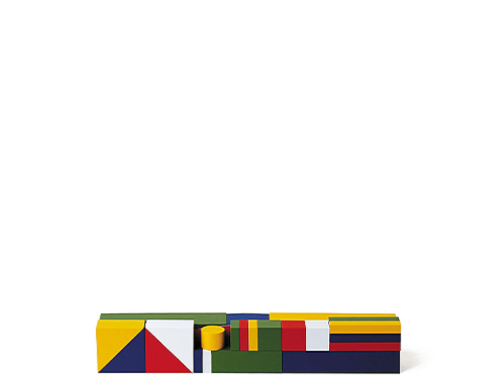 Bauhaus Building Game des. Alma Siedhoff-Buscher, 1923 - contemporary reissue made by Naef Spiele - Image 4