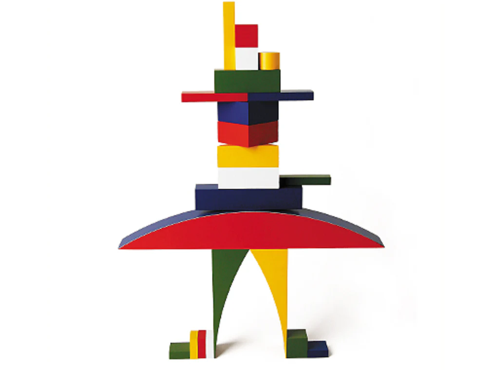 Bauhaus Building Game des. Alma Siedhoff-Buscher, 1923 - contemporary reissue made by Naef Spiele - Image 5