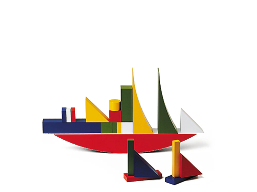 Bauhaus Building Game des. Alma Siedhoff-Buscher, 1923 - contemporary reissue made by Naef Spiele - Image 6