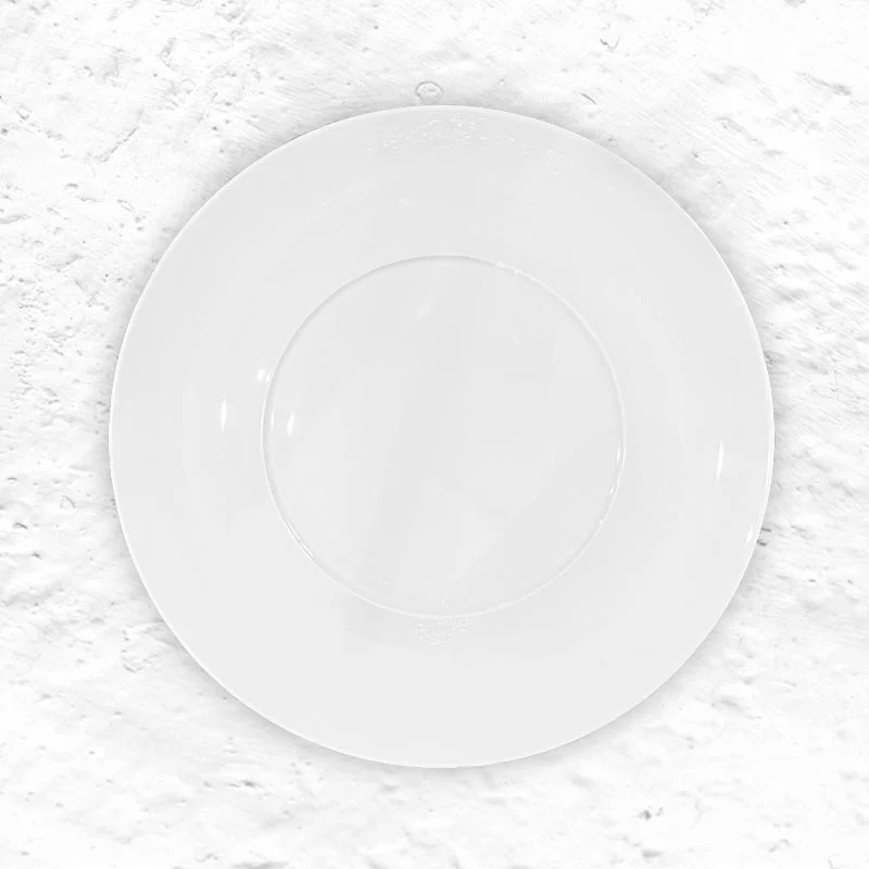 Berlin Extra Large Charger Dinner Plate - 33cm - des. Enzo Mari, 1996 for KPM Berlin