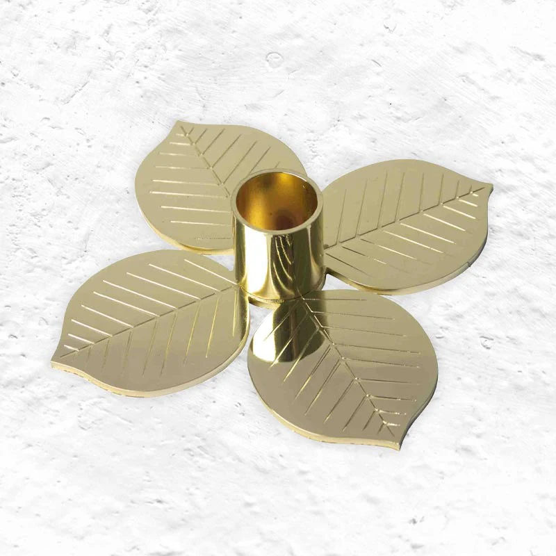 Berså gold candleholder - Stig Lindberg collection