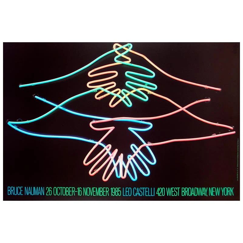 Big Welcome poster by Bruce Nauman - Image 3