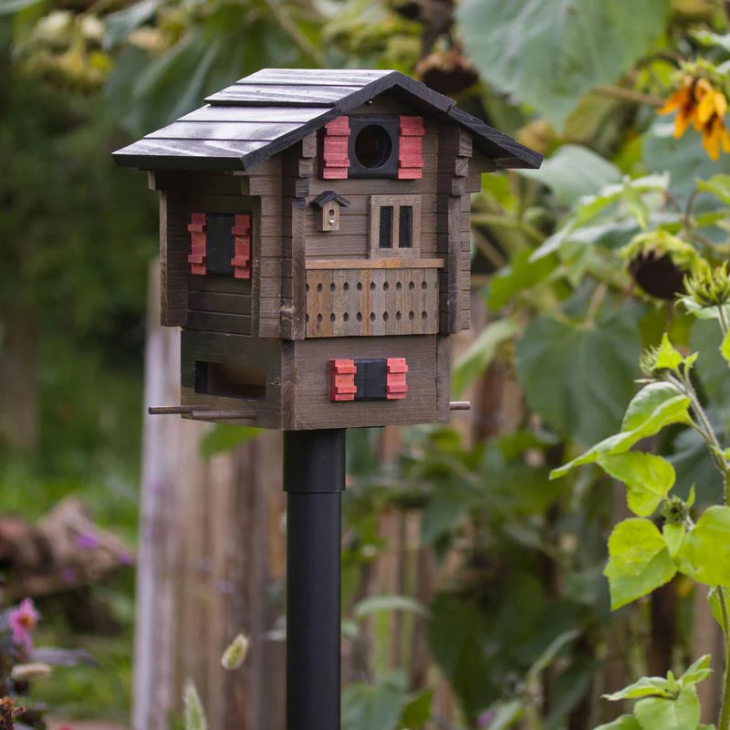 Birdhouse / Bird Feeder Support Pole by Wildlife Garden - Image 4