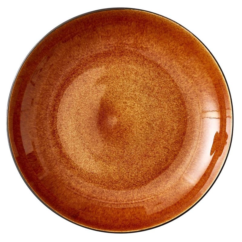 Serving Platter in Black and Amber - 40 cm - by Bitz - Image 2