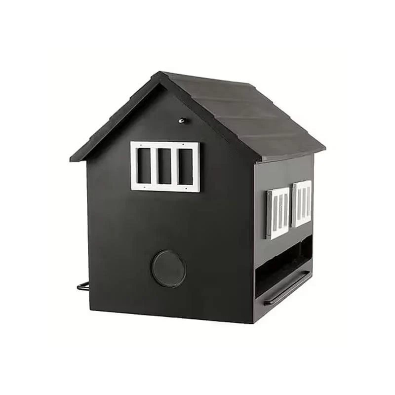 Black House Bird Feeder & Bird Bath by Wildlife Garden - Image 2