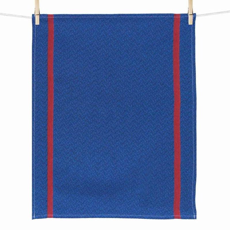 Blue (Colorama bleu magritte) Hand Towel, by Tissage Moutet - Image 2