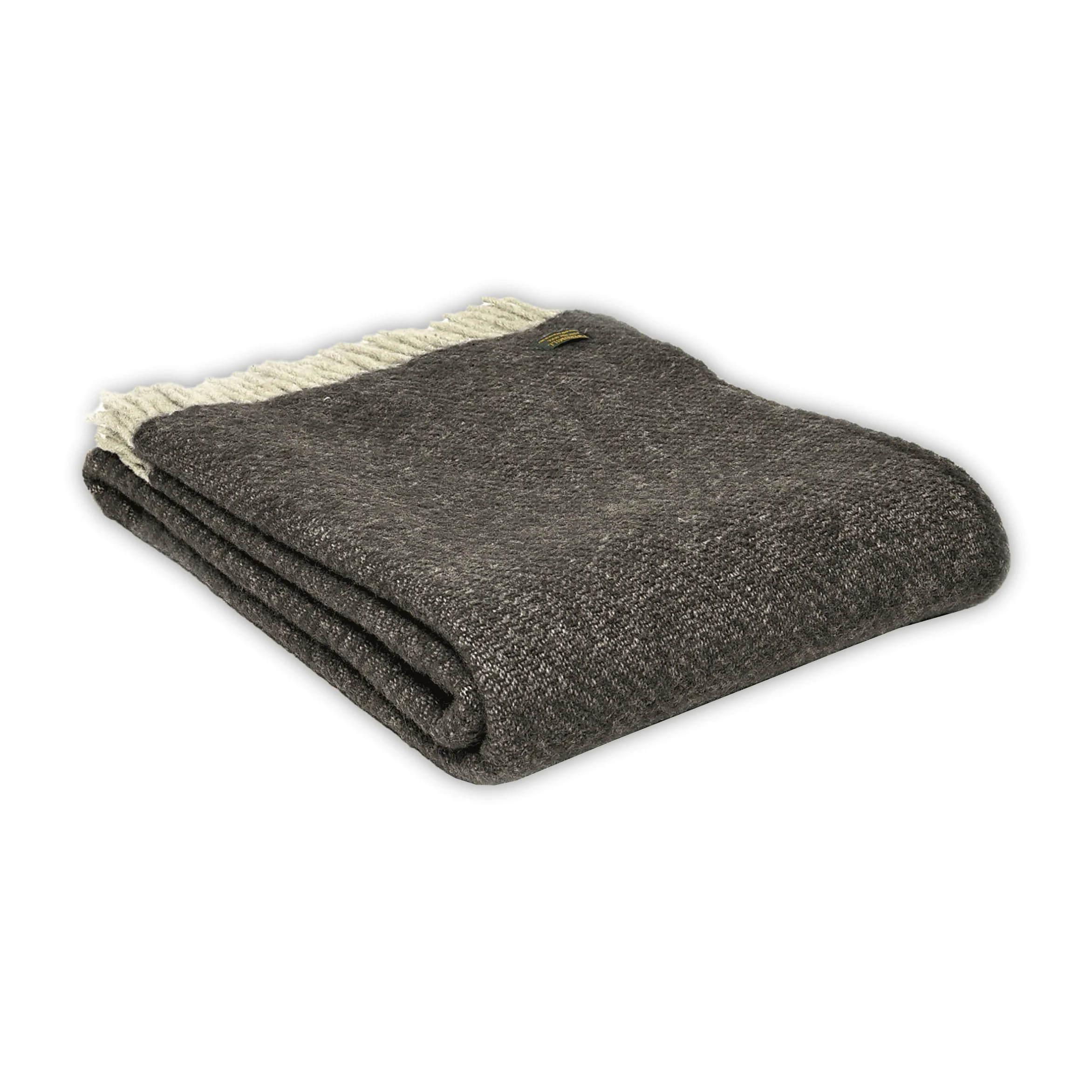 Charcoal Throw - Pure New Wool - Image 3