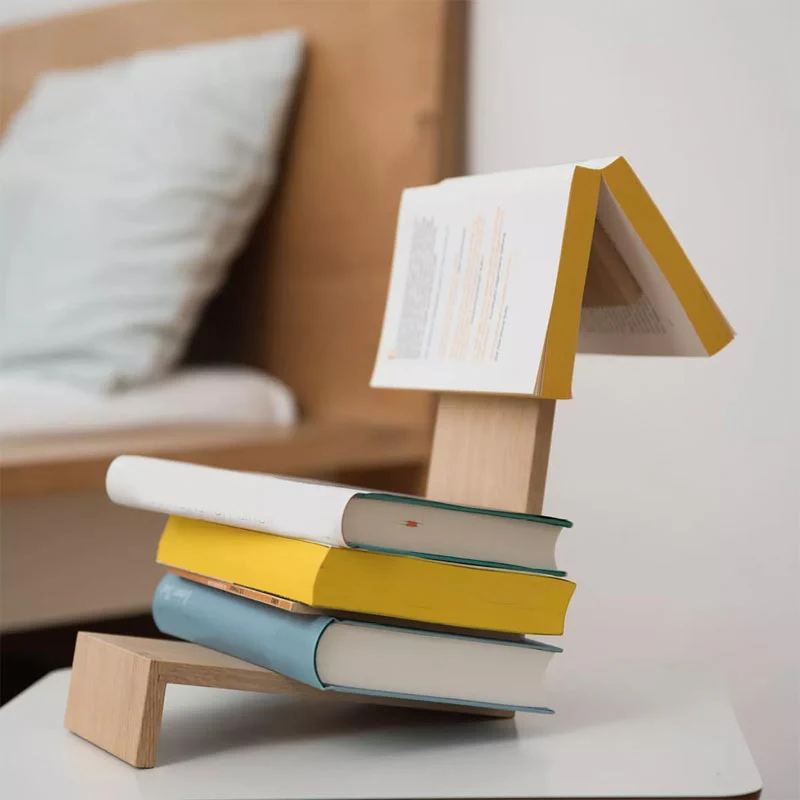 Oak 'Bookmark' Bookshelf by Side by Side - Image 2