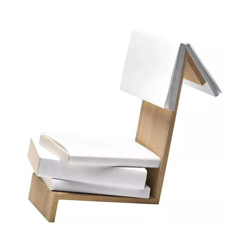 Oak 'Bookmark' Bookshelf by Side by Side - Image 3