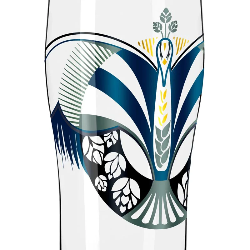 Brauchzeit Allround Beer Glass Set featuring Phoenix Illustration, des. Petra Mohr for Ritzenhoff - Image 3