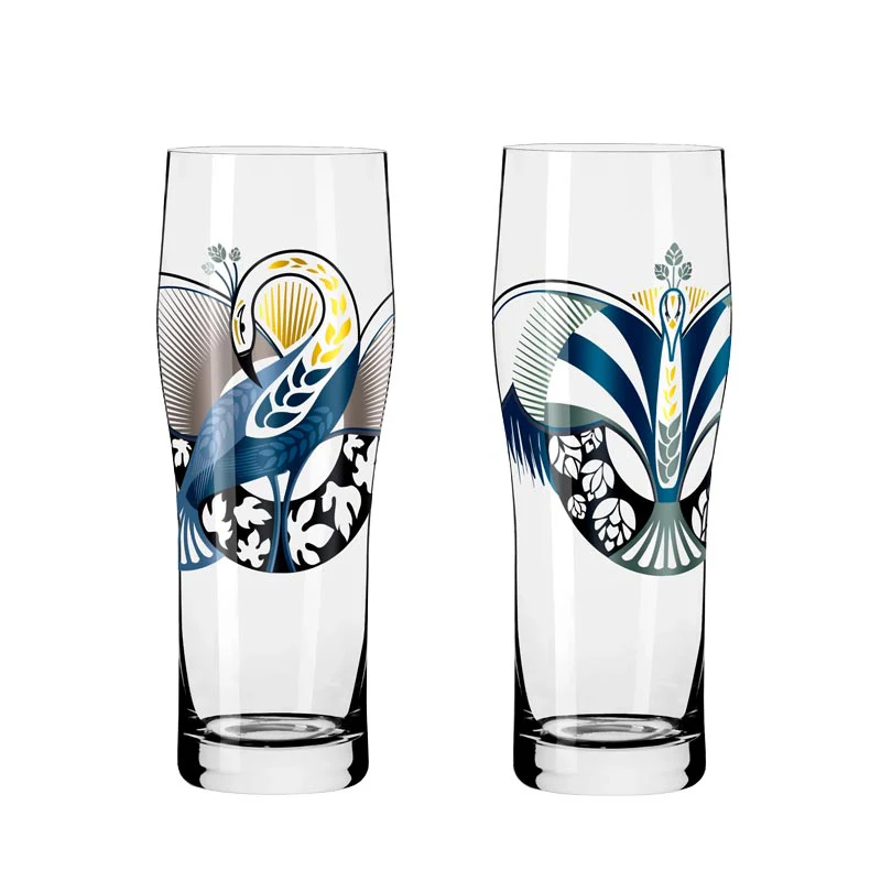 Brauchzeit Allround Beer Glass Set featuring Phoenix Illustration, des. Petra Mohr for Ritzenhoff - Image 7