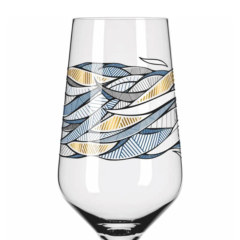 Brauchzeit Pils Glass Set with Water Illustration des. Andreas Preis for Ritzenhoff - Image 6