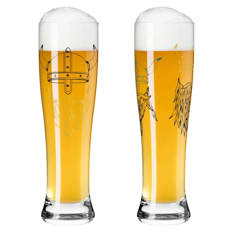 Brauchzeit 'Weizen' (Wheat Beer) Glass Set, des. Ana Vasconcelos for Ritzenhoff - Image 4