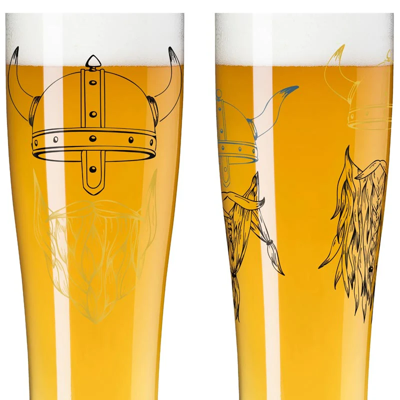 Brauchzeit 'Weizen' (Wheat Beer) Glass Set, des. Ana Vasconcelos for Ritzenhoff - Image 5