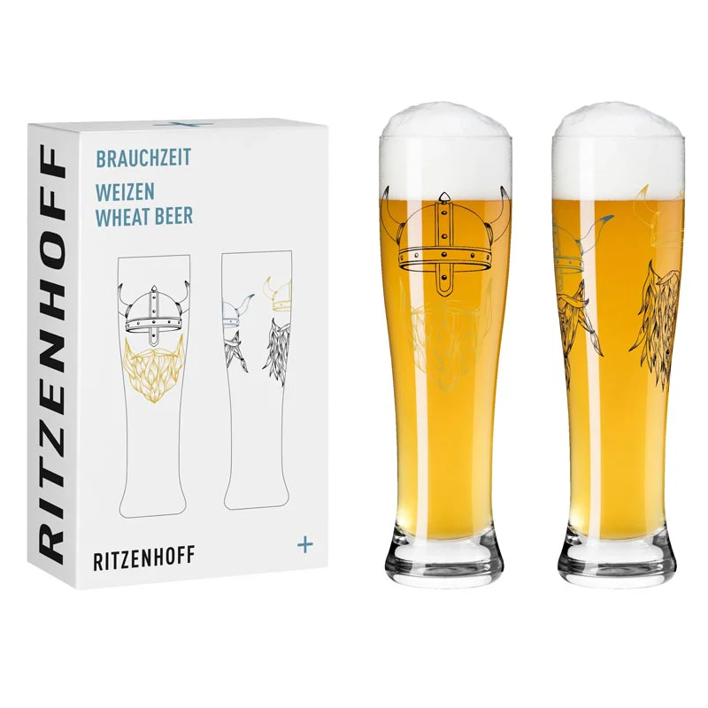 Brauchzeit 'Weizen' (Wheat Beer) Glass Set, des. Ana Vasconcelos for Ritzenhoff - Image 6