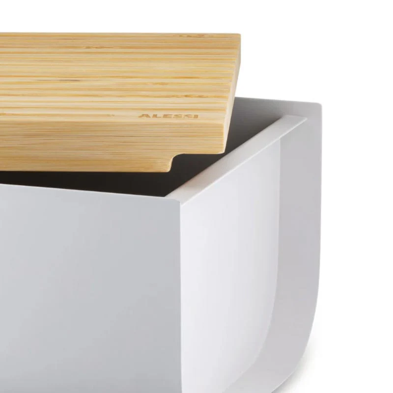 Mattina Bread Bin - Warm Grey - des. Big-Game for Alessi - Image 2