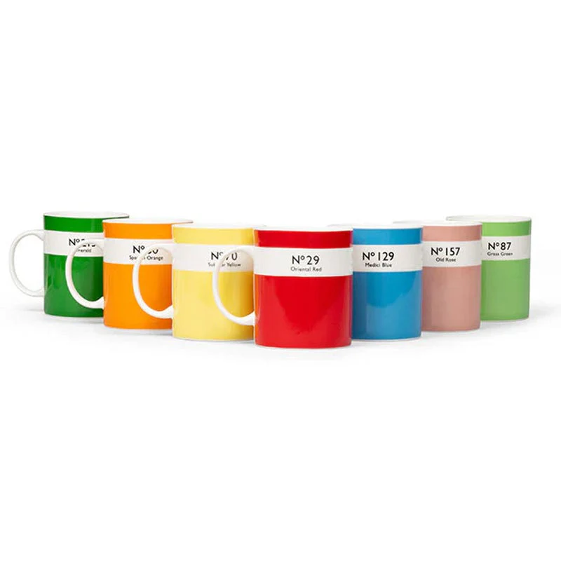 British Colour Standard Mug - Oriental Red - Image 3