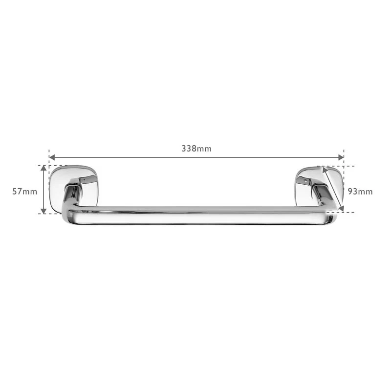 Burford Towel Rail - Short - by Robert Welch - Image 4
