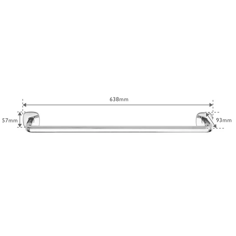 Burford Towel Rail - Single - by Robert Welch - Image 4