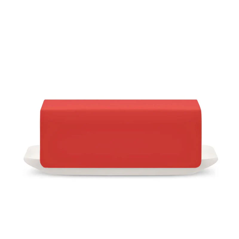 Mattina Butter Dish - Red - des. BIG-GAME for Alessi - Image 3