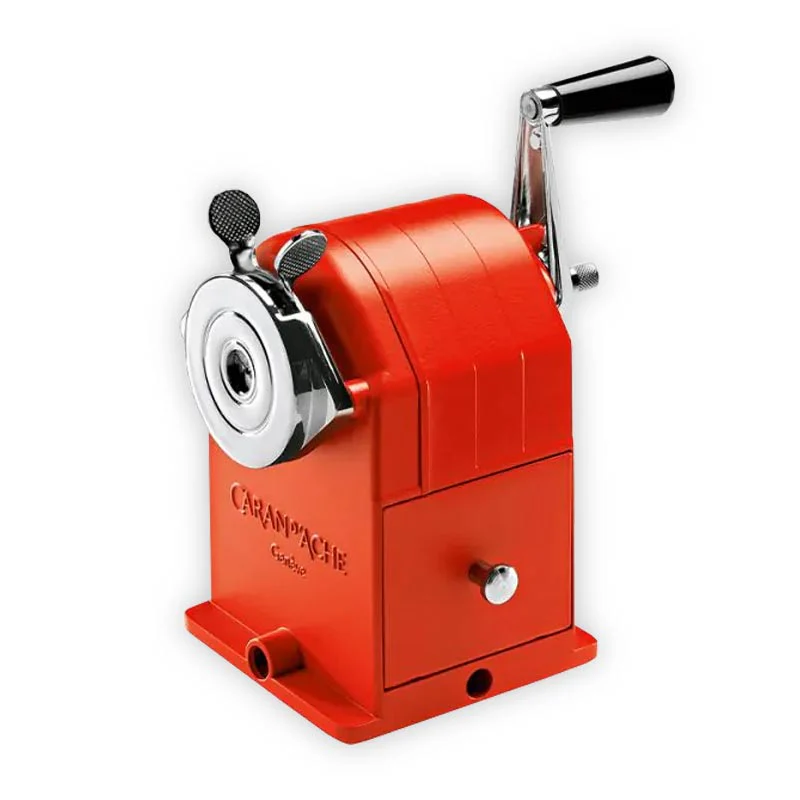 Caran d'Ache Red Metal Pencil Sharpener - Image 2