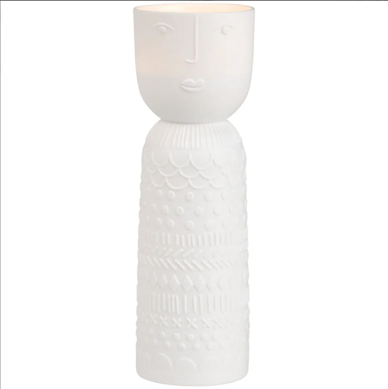Lucia Porcelain Candle Holder - Image 4