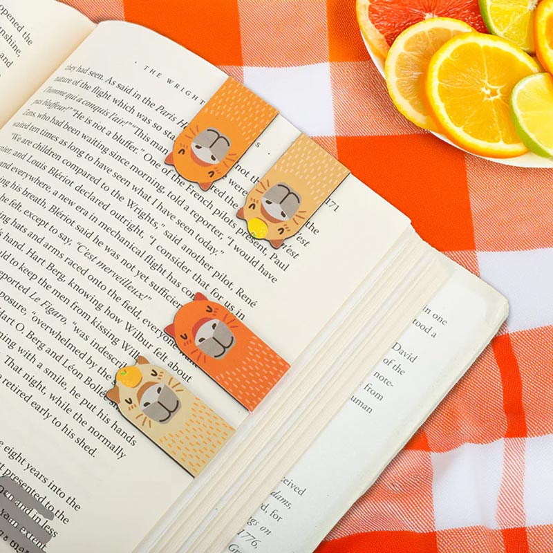 Capybara Magnetic Bookmarks, by Kikkerland - Image 2