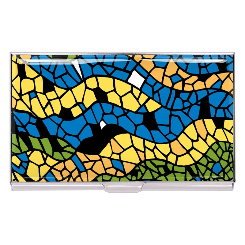 Mosaic Card Case, design inspired by Antoni Gaudi (made by ACME) - Image 3