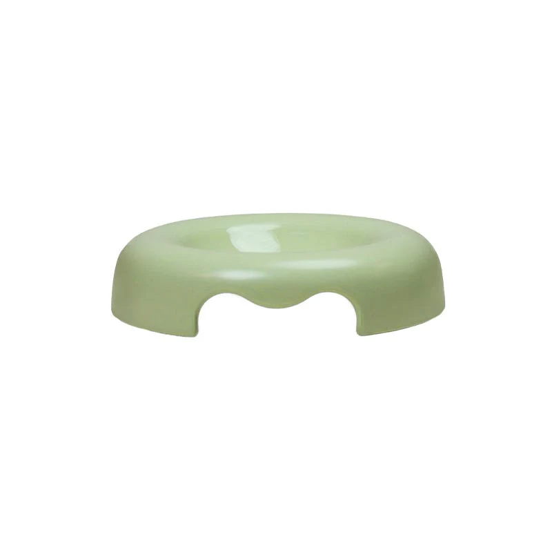 "Kitty" Cat Bowl - Green - by United Pets - Image 3