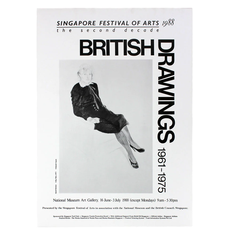 Celia, Singapore Poster (British Drawings 1961- 1975) by David Hockney - Image 2