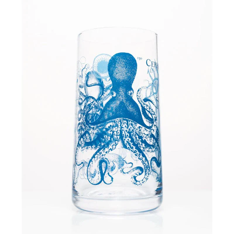 Monsters of the Deep: Cephalopods - Tumbler Drinking Glass by Cognitive Surpluss - Image 4