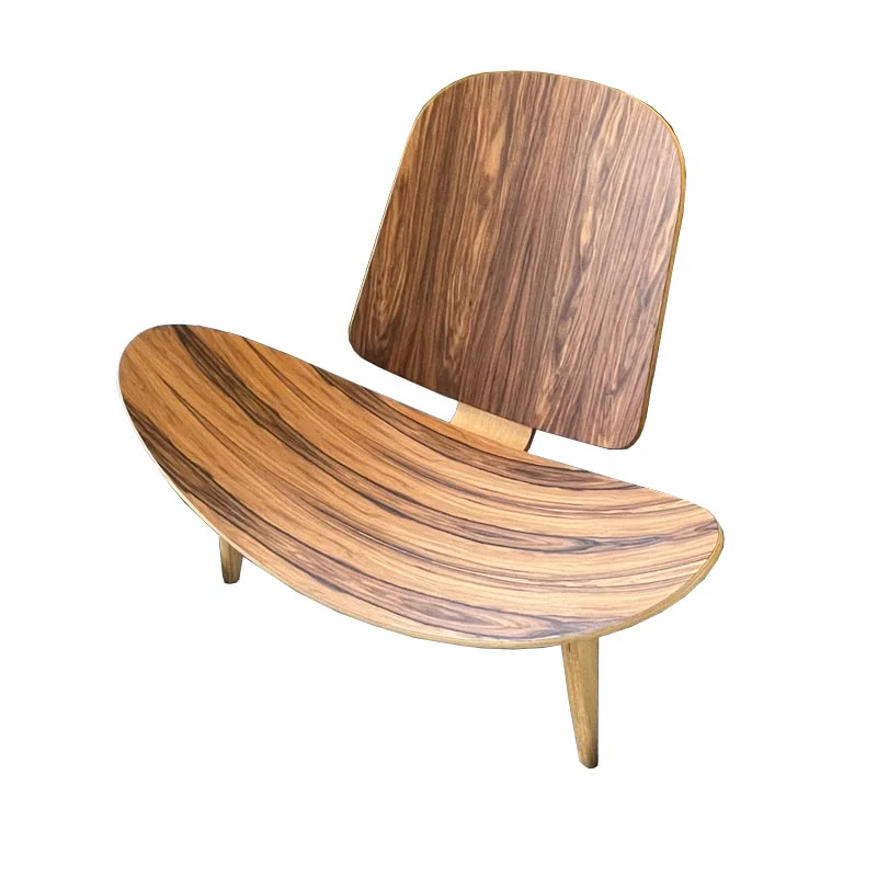CH07 Shell lounge chair - rosewood - LE - Image 3