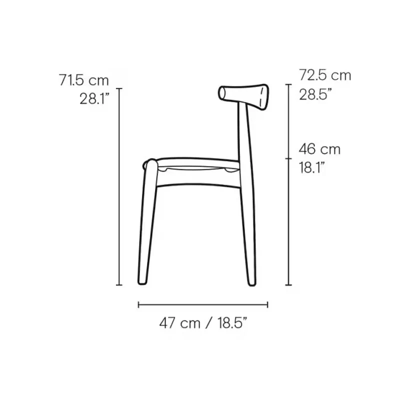 CH20 Elbow chair - des. Hans Wegner - made by Carl Hansen - Image 9
