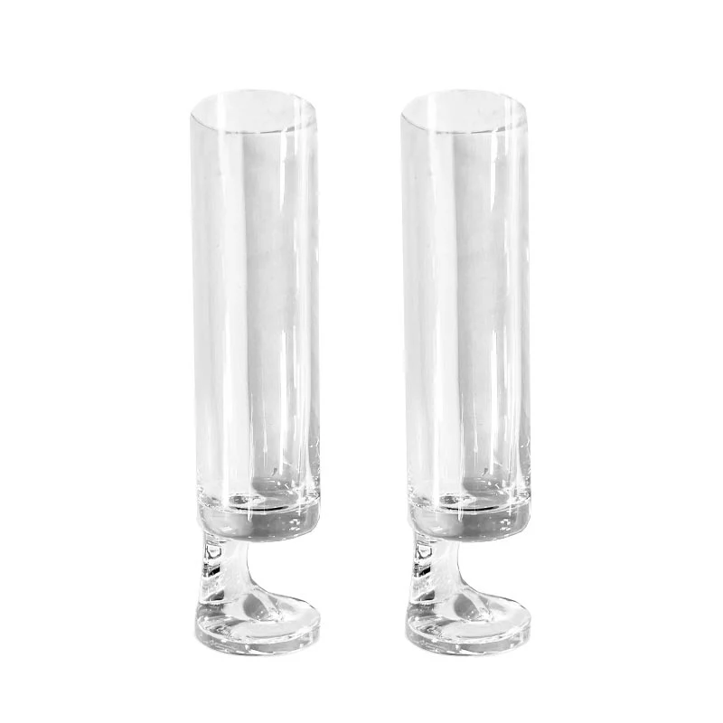 Champagne flutes - Smoke - set of 2 - by Joe Colombo - Image 2