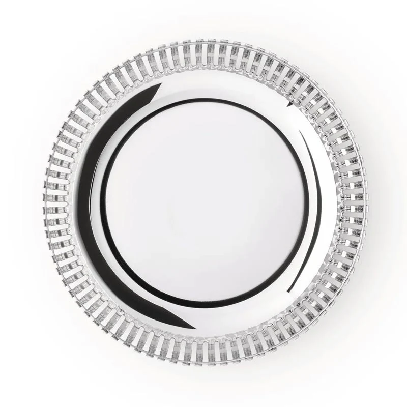 Stainless Steel Bread or Fruit Basket by Alessi, des. Pierre Charpin, 23cm - Image 2
