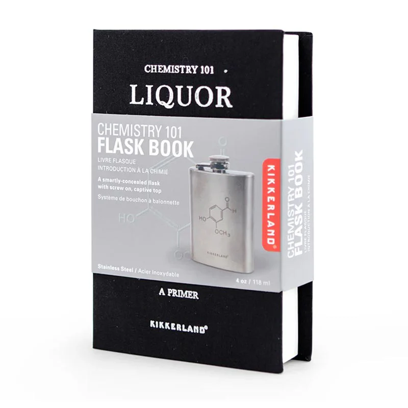 Chemistry 101 Flask Book, by Kikkerland - Image 3