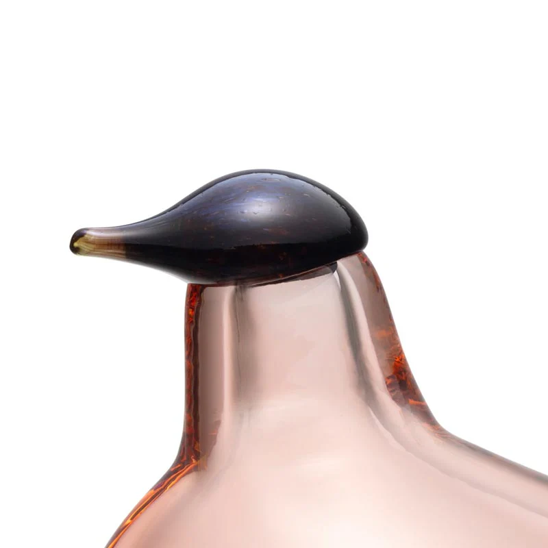 Chiff Chaff - salmon pink - des. Oiva Toikka, made by Iittala - Image 2