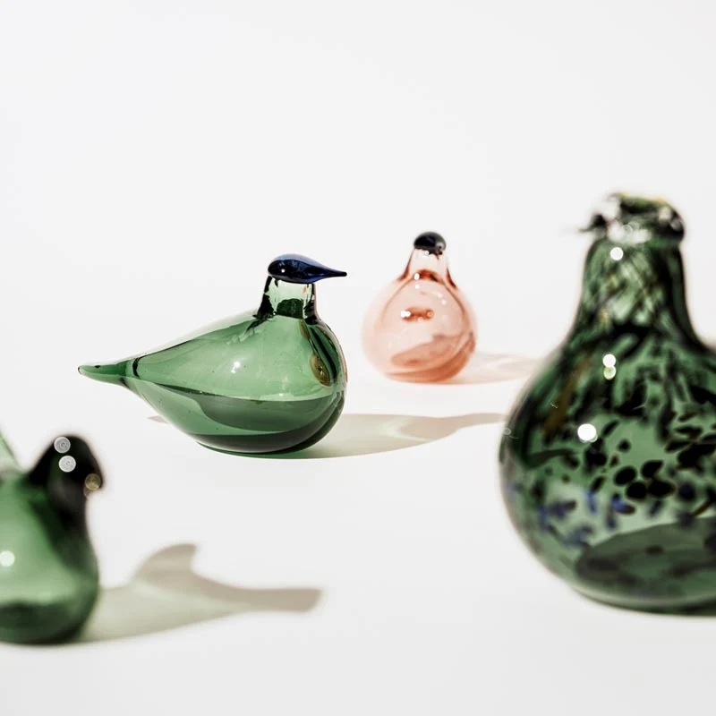 Chiff Chaff - salmon pink - des. Oiva Toikka, made by Iittala - Image 3