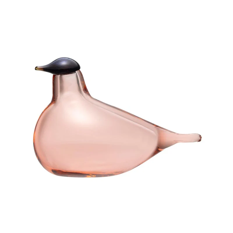 Chiff Chaff - salmon pink - des. Oiva Toikka, made by Iittala - Image 4