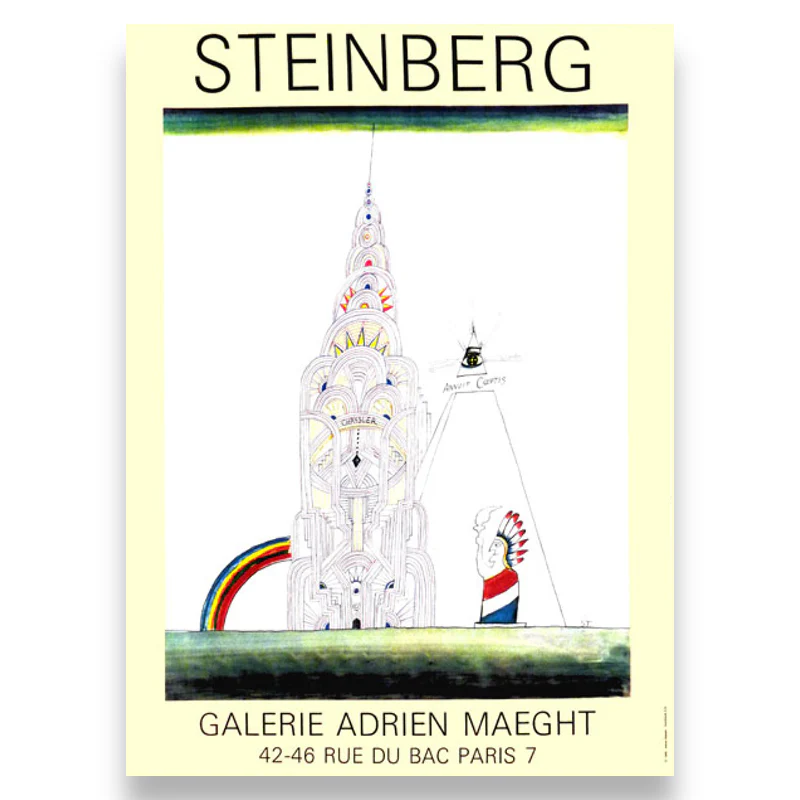Chrysler Building poster by Saul Steinberg - Image 2