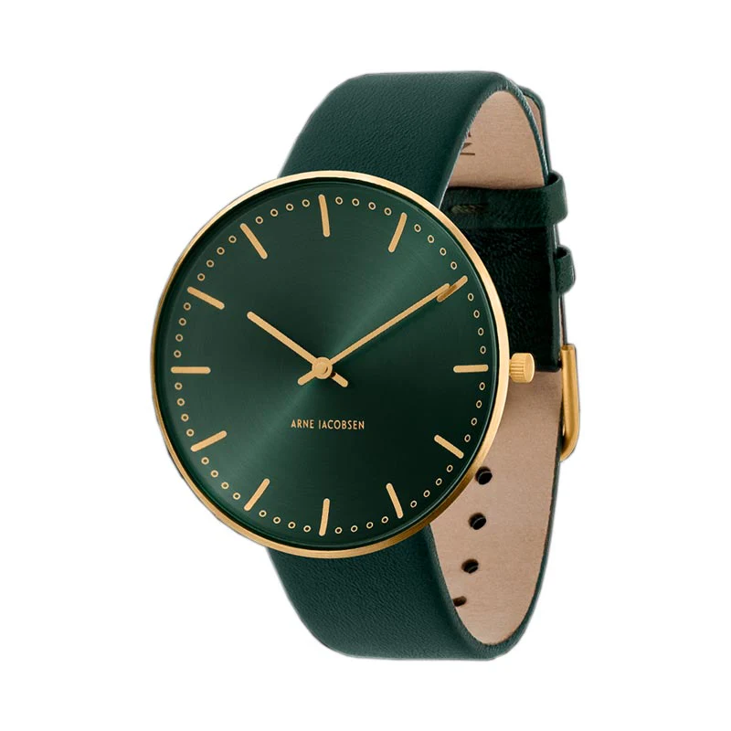 City Hall watch des. Arne Jacobsen - 40mm - Evergreen - Image 2