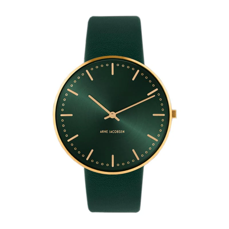 City Hall watch des. Arne Jacobsen - 40mm - Evergreen - Image 4