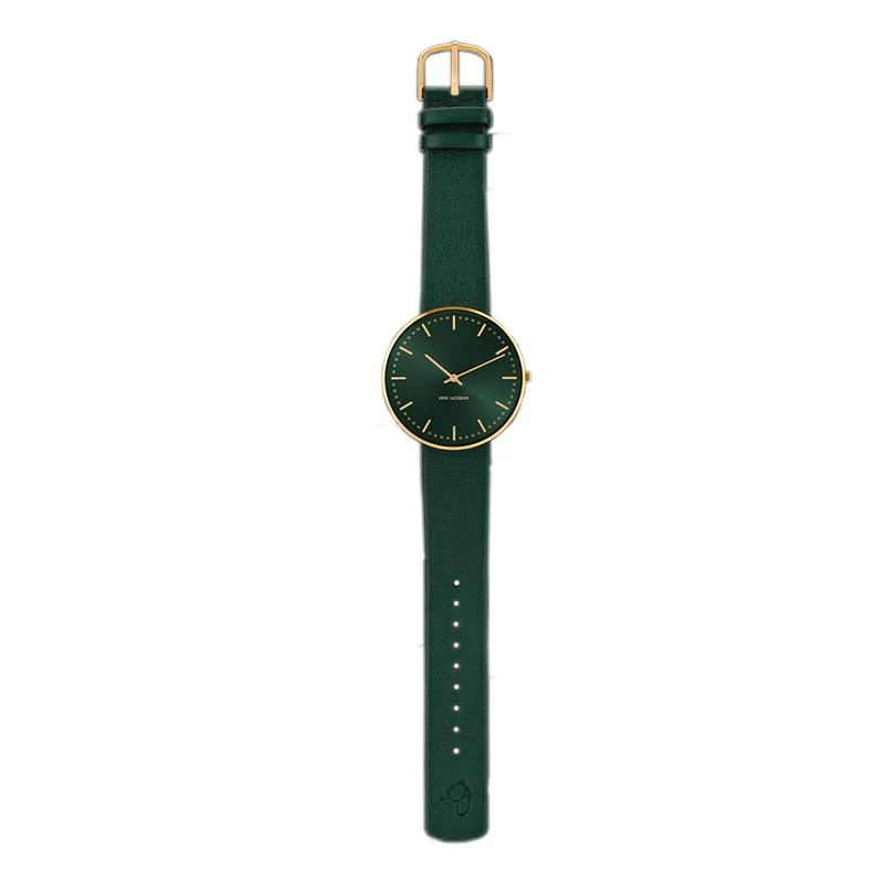 City Hall watch des. Arne Jacobsen - 40mm - Evergreen - Image 6