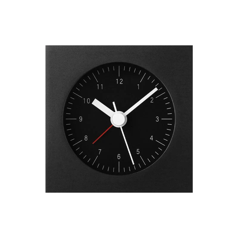 Lemnos City Pop Alarm Clock  - Black - des. Yota Kakuda - Image 2