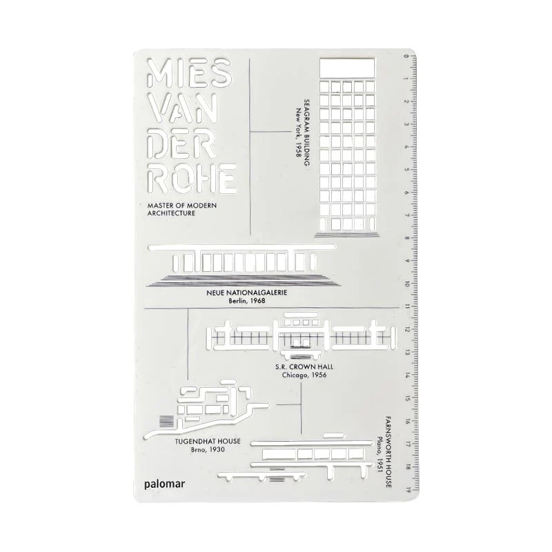CityGrapher Stencil, Mies Van Der Rohe Buildings - Image 2